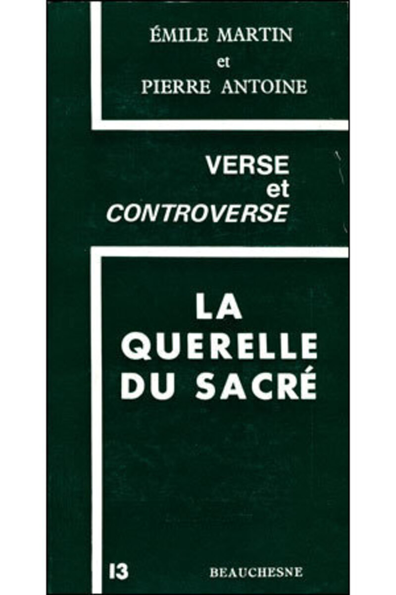 LA QUERELLE DU SACRE