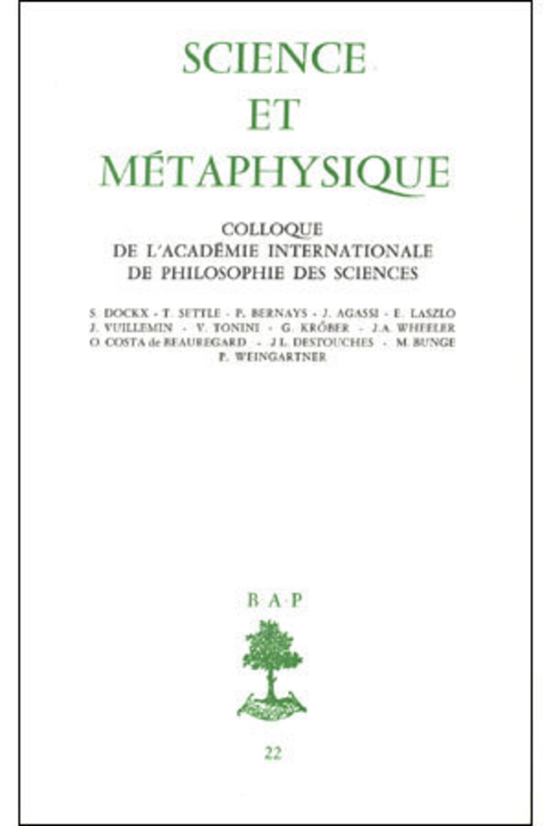 BAP N22 - SCIENCE ET METAPHYSIQUE