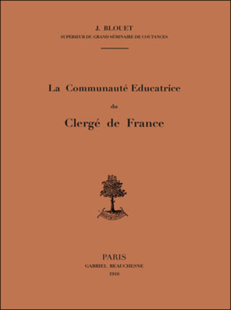 LA COMMUNAUTE EDUCATRICE DU CLERGE DE FRANCE