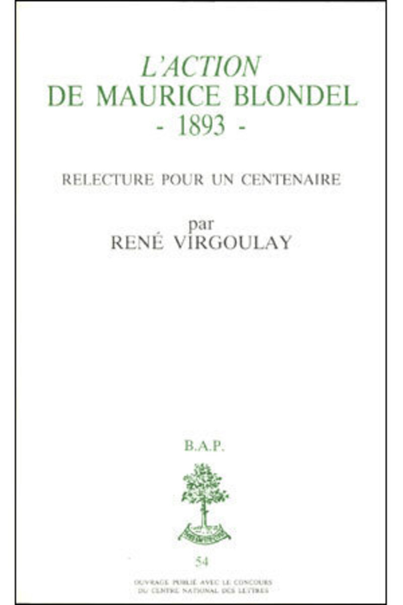 BAP N54 - L'ACTION DE MAURICE BLONDEL