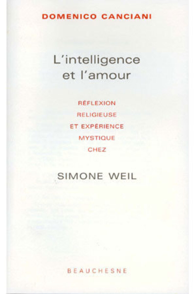 L'INTELLIGENCE ET L'AMOUR