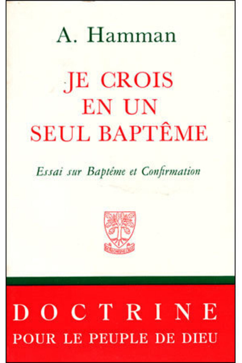 JE CROIS EN SEUL BAPTEME