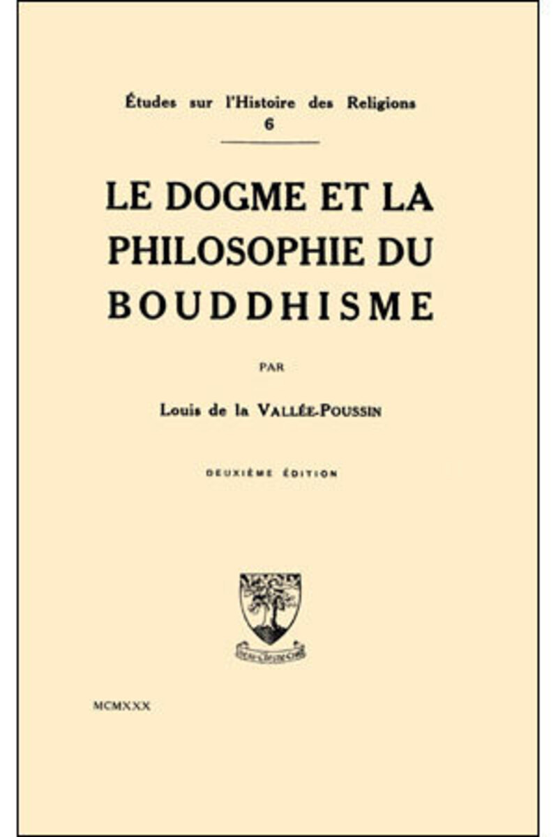LE DOGME ET LA PHILOSOPHIE DU BOUDDHISME