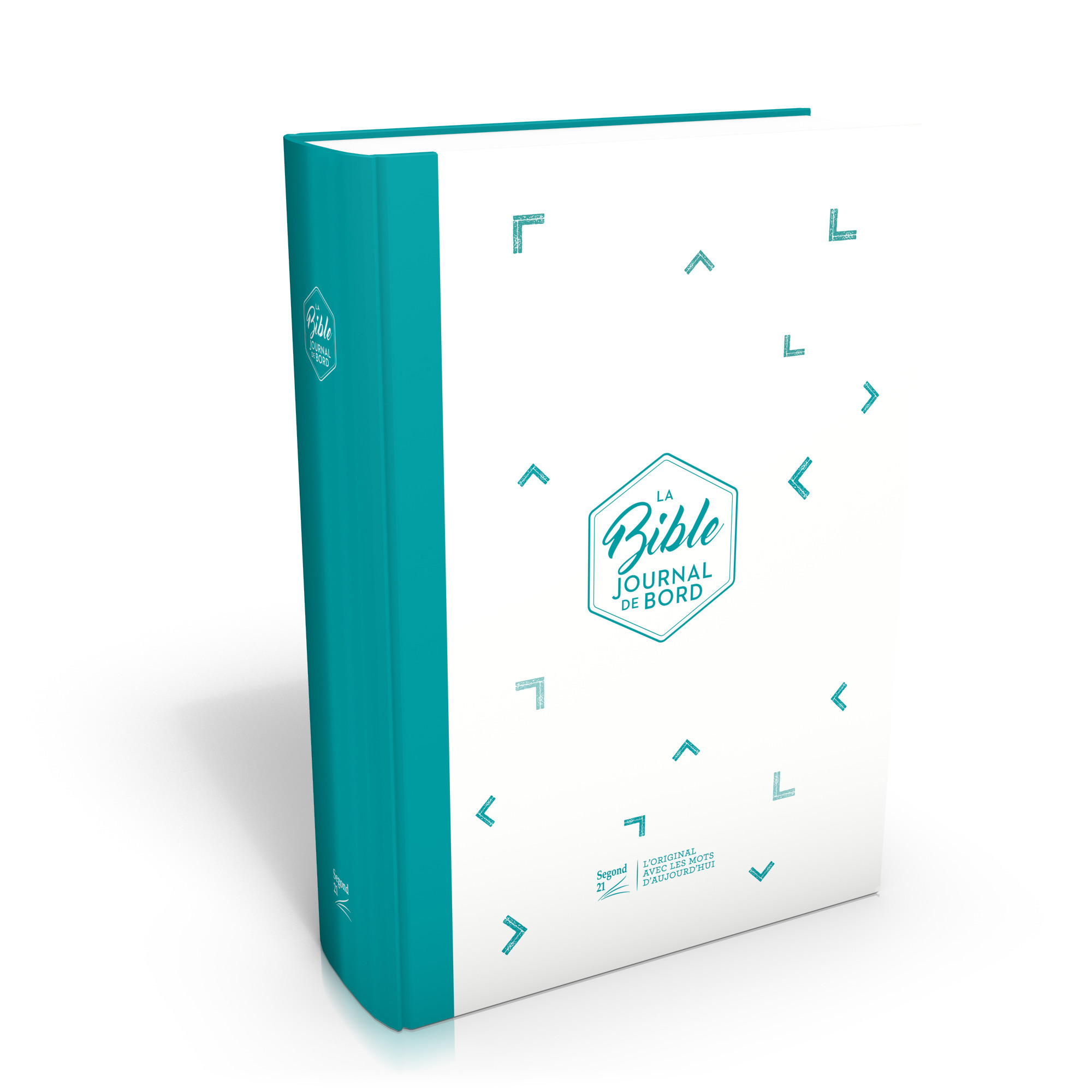 Bible Segond 21 Journal de Bord, couverture rigide illustrée bleue