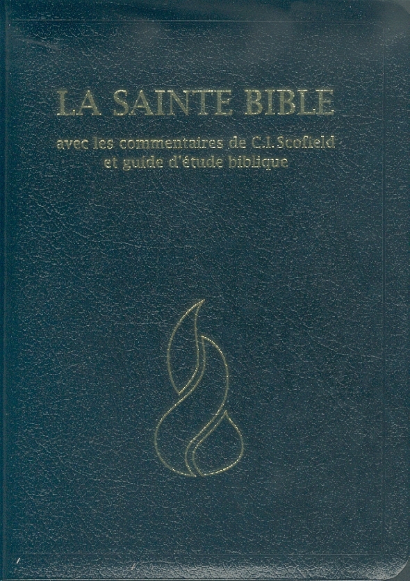 La sainte Bible Nouvelle Edition de Genève avec commentaires Scofield, 18e, fibrocuir noire
