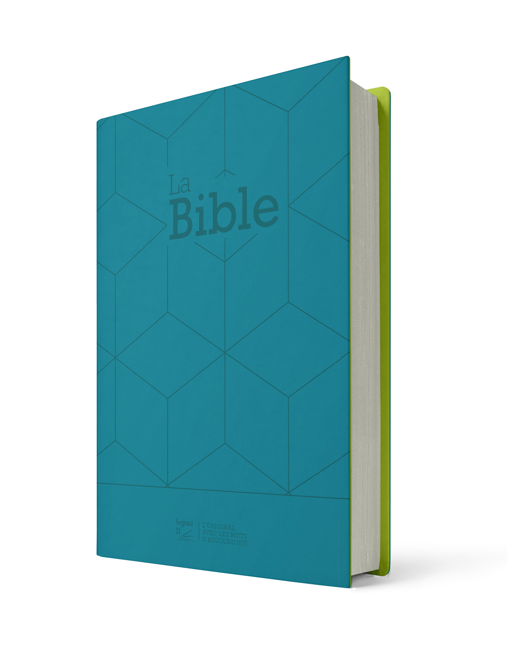 Bible compacte Segond 21 Vivella bleu & vert