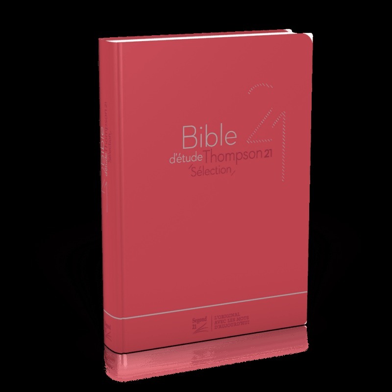 Bible d'étude Thompson 21 sélection version Segond 21 vivella rouge, titre gauffré