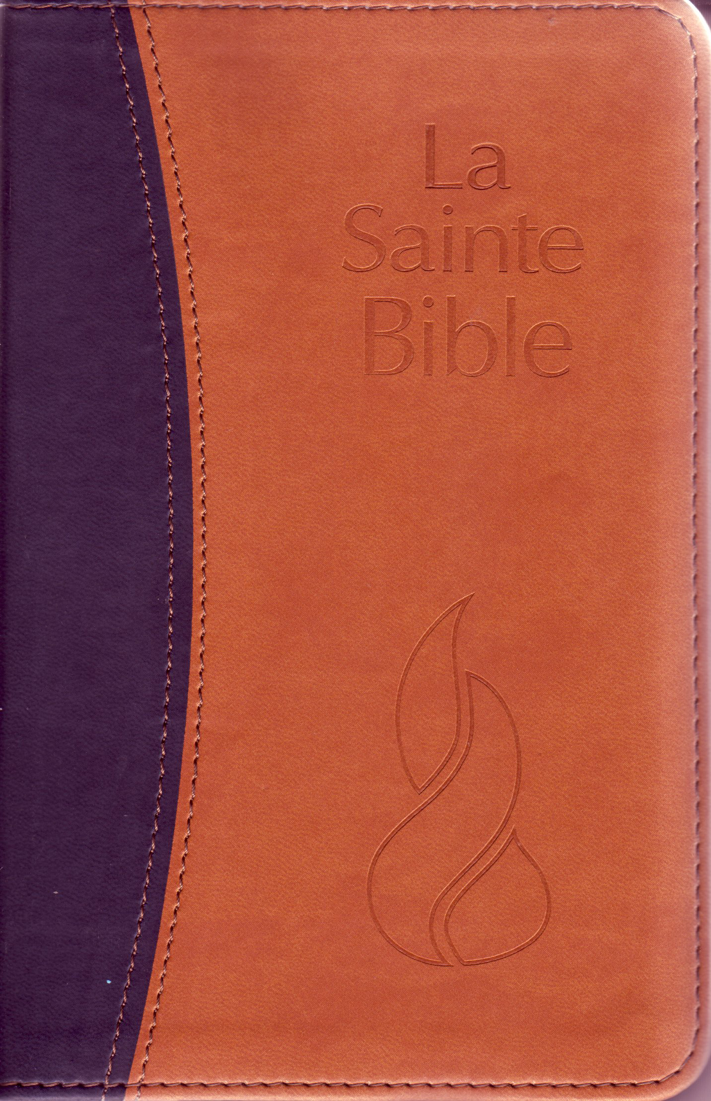 BIBLE NEG FIBROCUIR COMPACT TR. OR DUO OCRE/NOIR