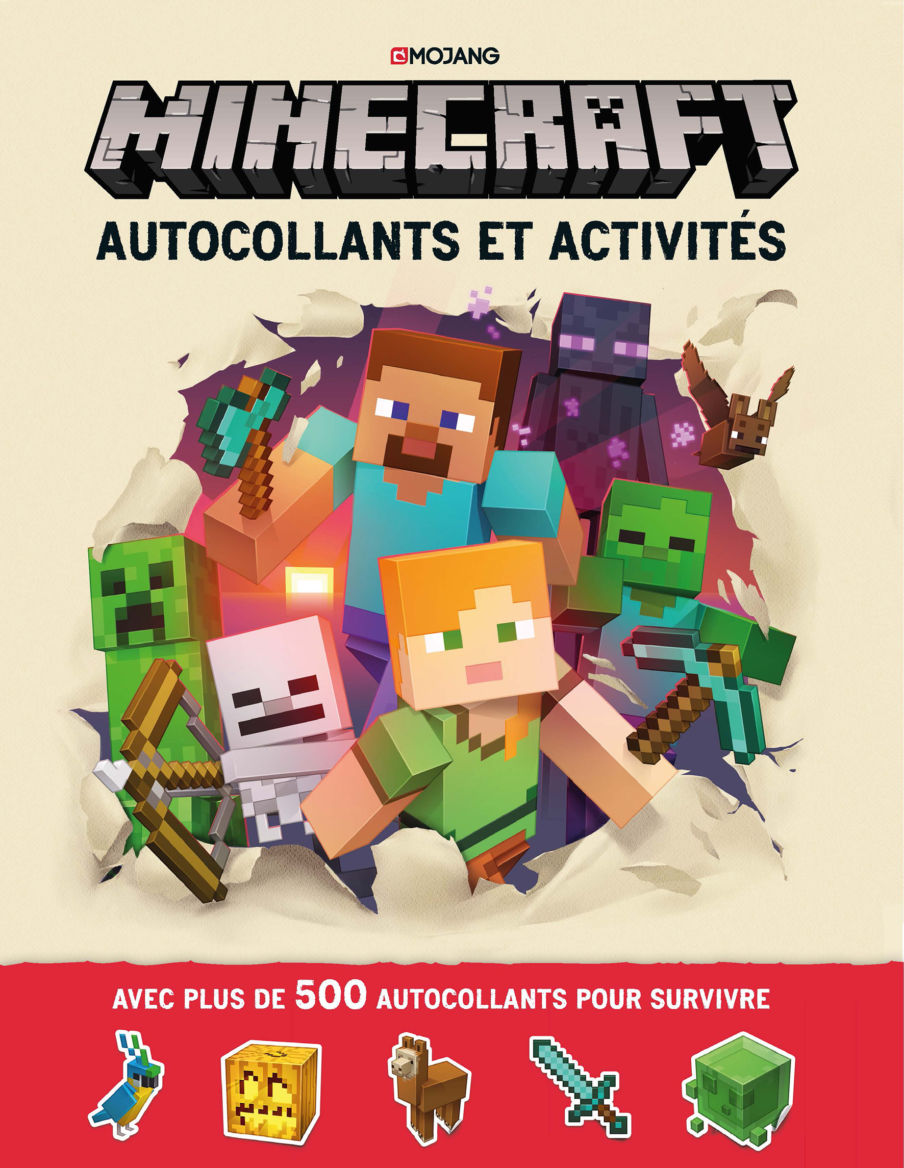 Minecraft : Autocollants et activités