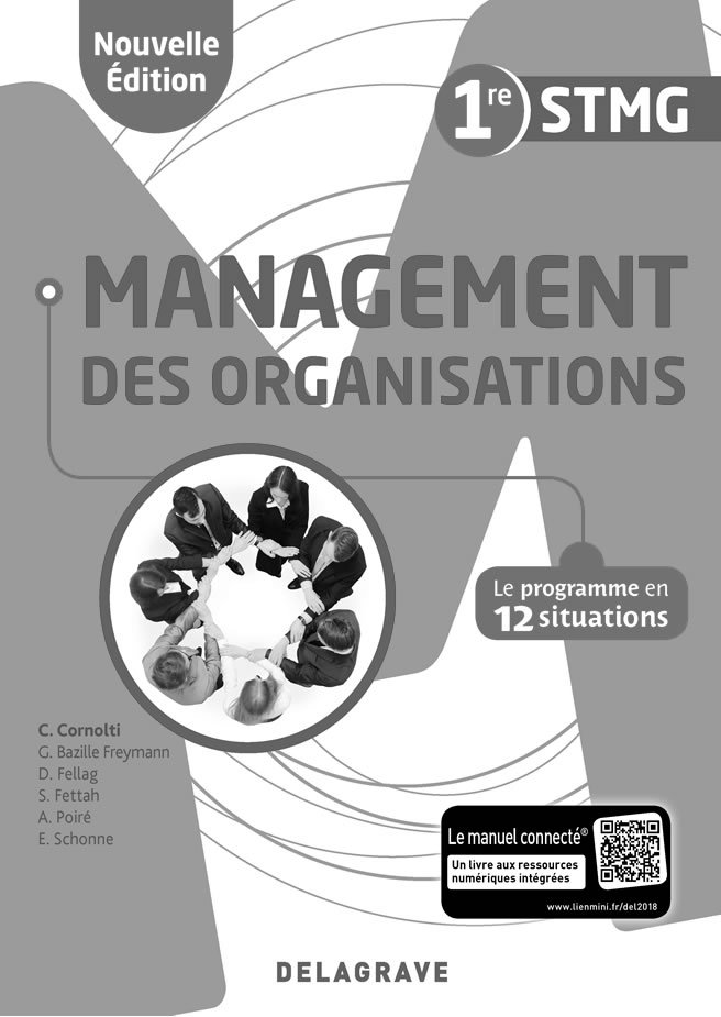 Management des organisations 1re STMG (2018) - Pochette - Livre du professeur