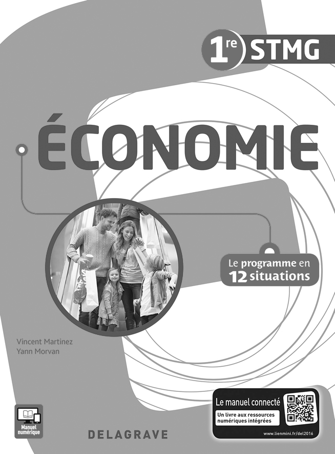 Économie 1re STMG  (2016) - Livre du professeur