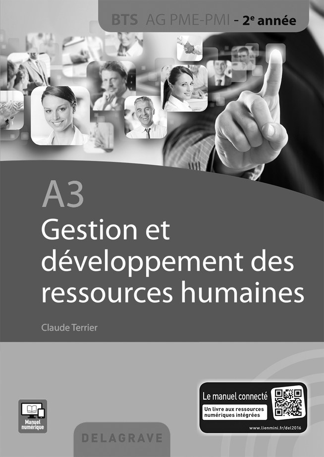 A3 Gestion et développement des RH BTS AG PME-PMI (2016) - Spécimen