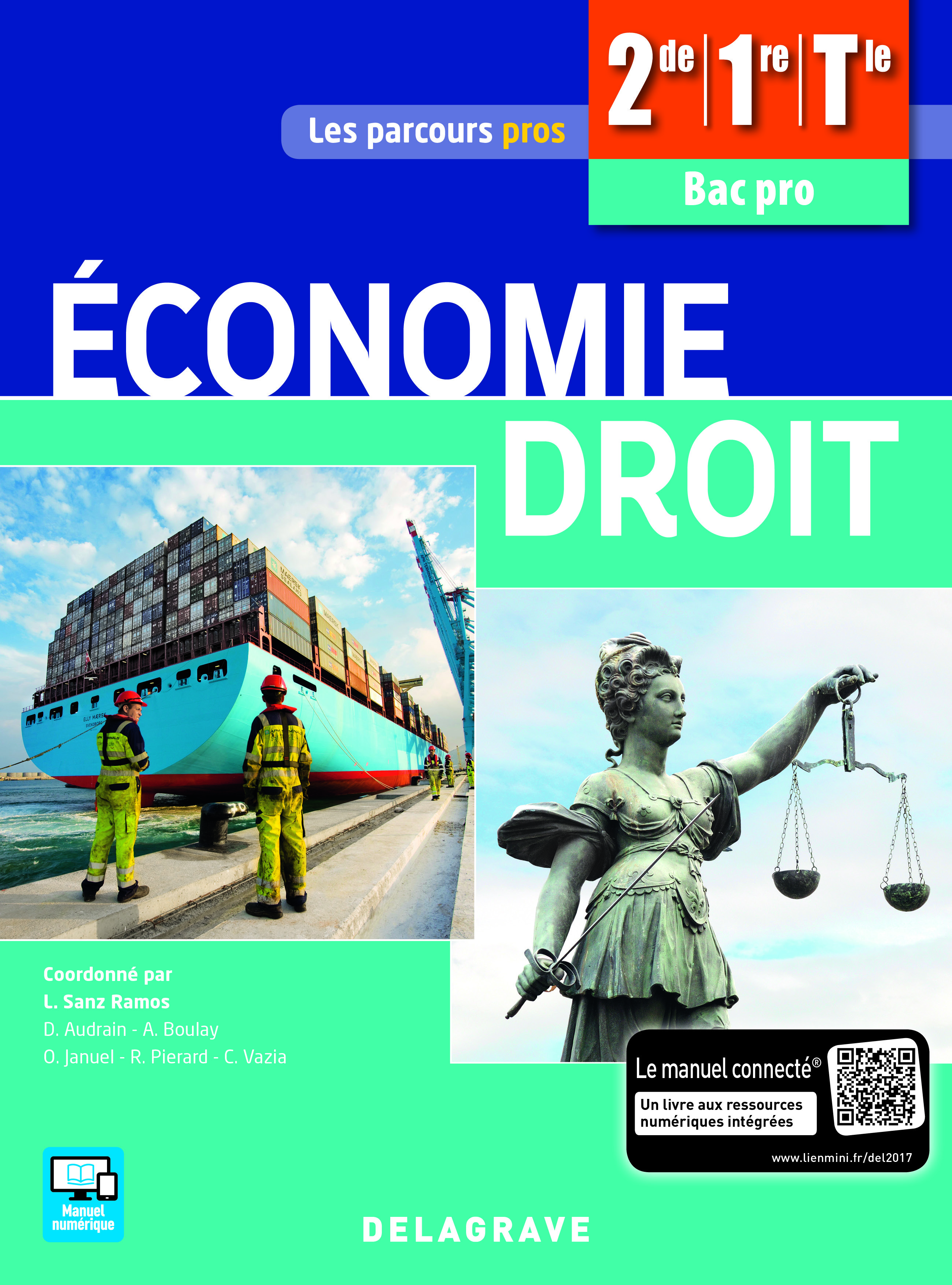 Économie-Droit 2de, 1re, Tle Bac Pro (2017) - Pochette élève