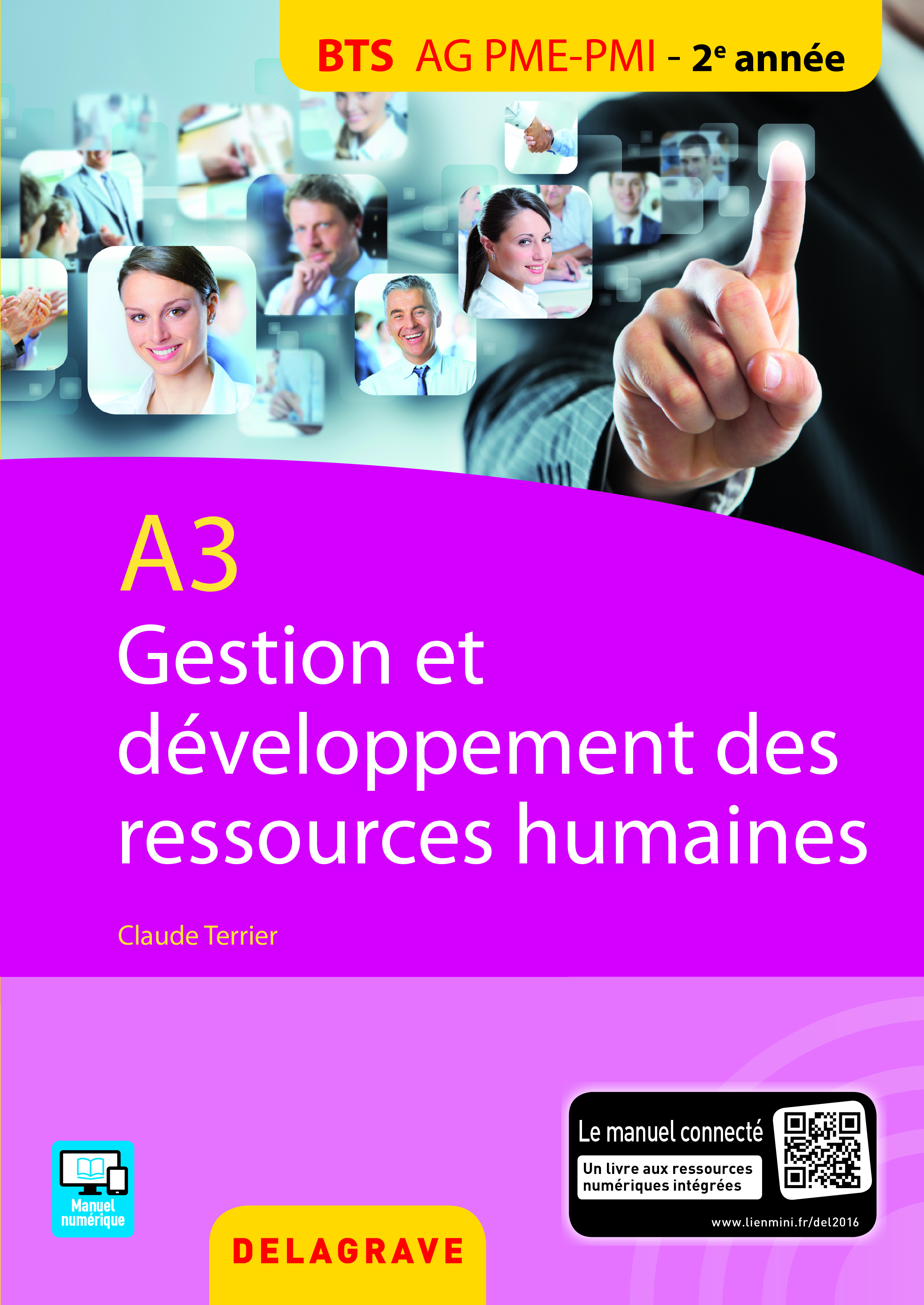 A3 Gestion et développement des RH BTS AG PME-PMI (2016)  - Pochette élève