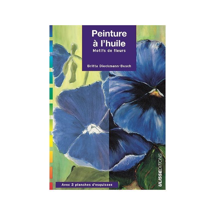 Peinture à l'huile des motifs de fleurs