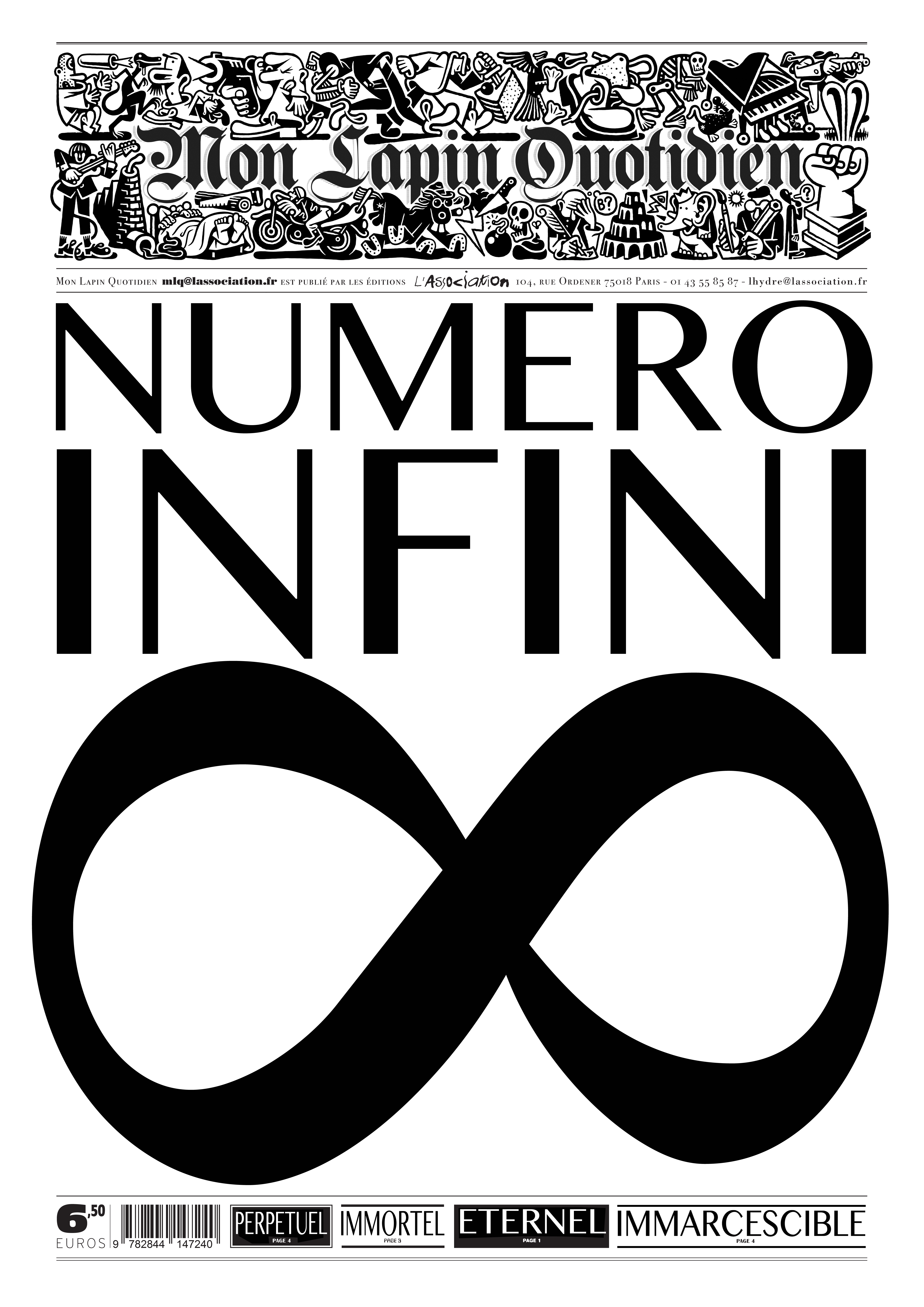 Lot de 5 Mon Lapin Quotidien N°8