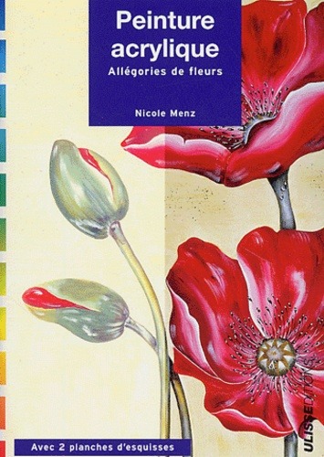 PEINTURE ACRYLIQUE ALLEGORIES DE FLEURS