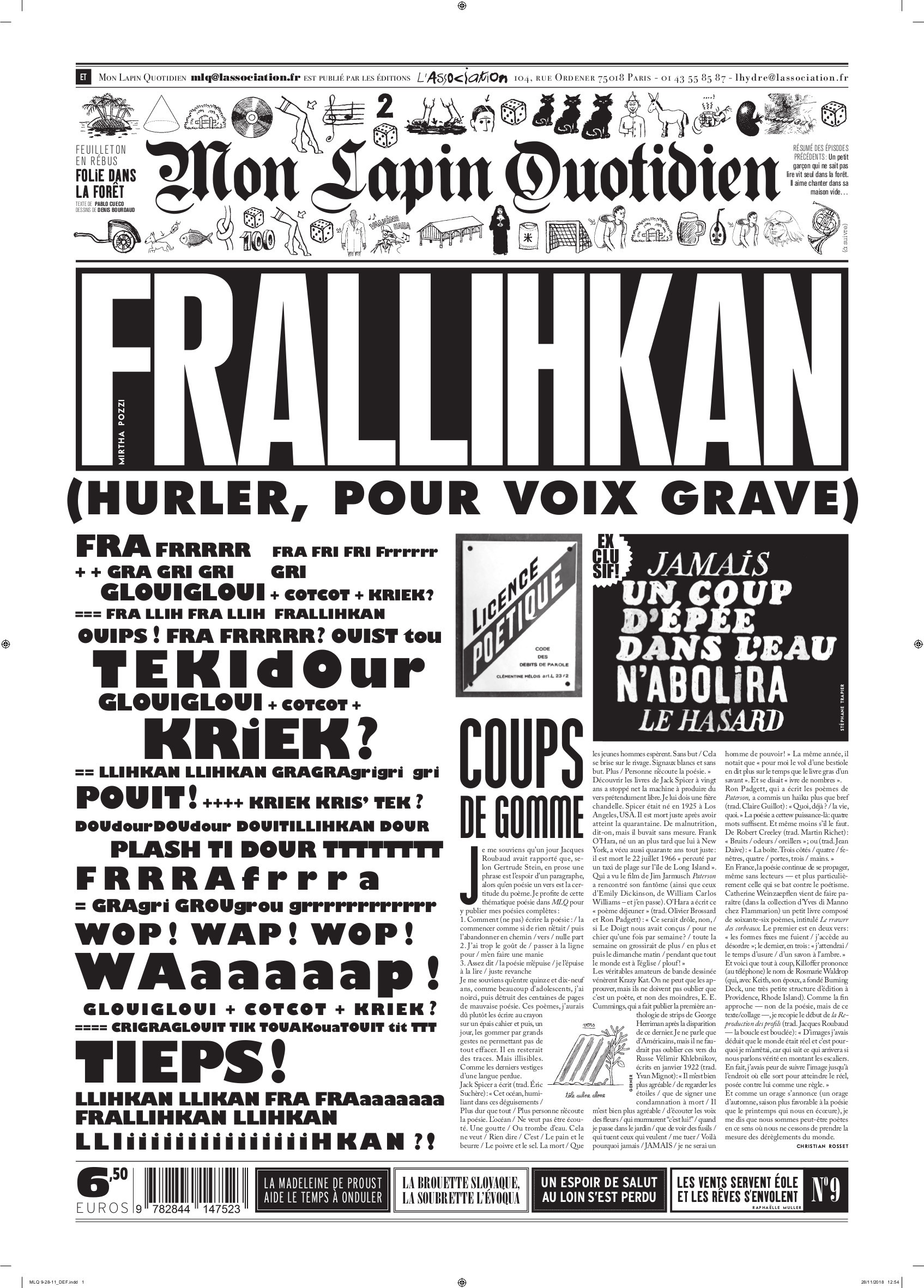 Mon Lapin Quotidien N°9