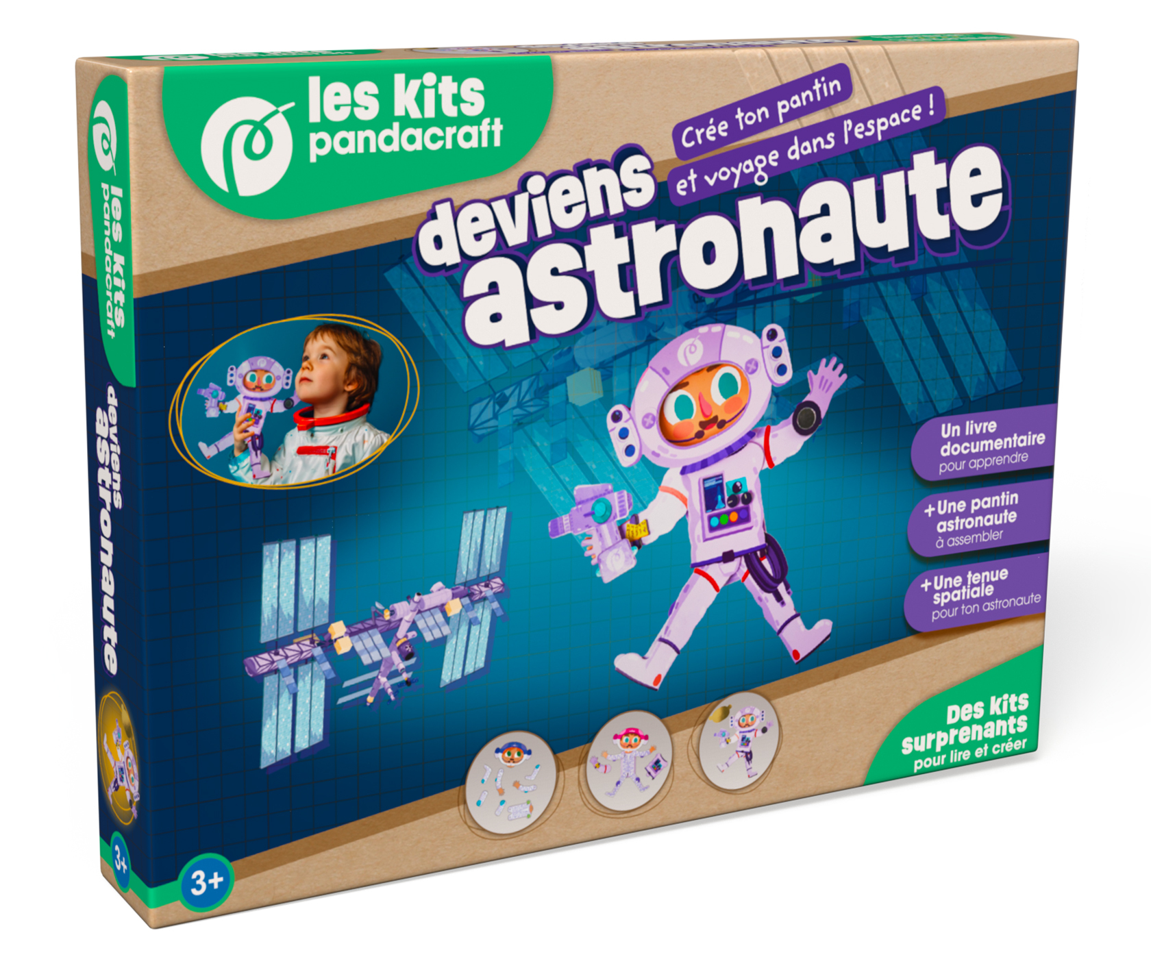 Deviens astronaute - Kit Pandacraft dès 3 ans