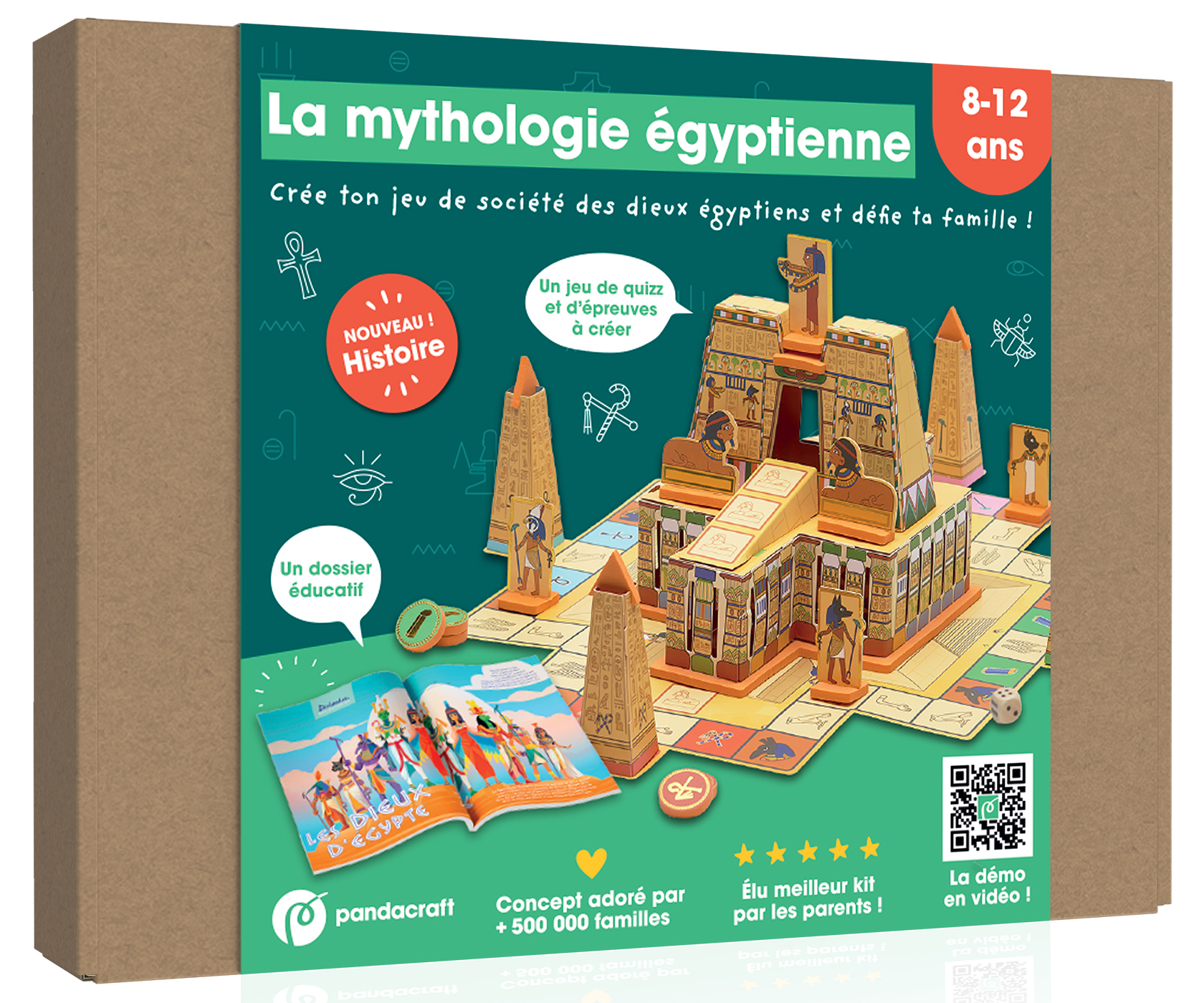La mythologie égyptienne - Kit Pandacraft 8-12 ans