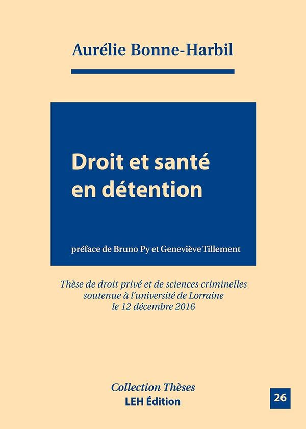 Droit et santé en détention