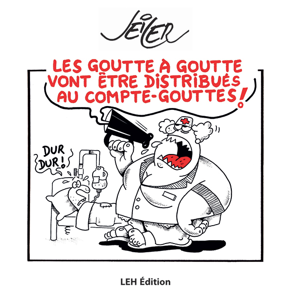 Les goutte à goutte vont être distribués au compte-gouttes