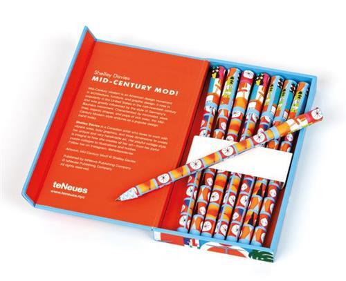 Mid Century Mod ! 8-Pen Set /anglais