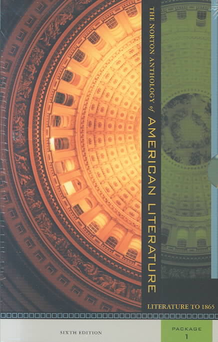 Norton Anthology of American Literature Volume 1