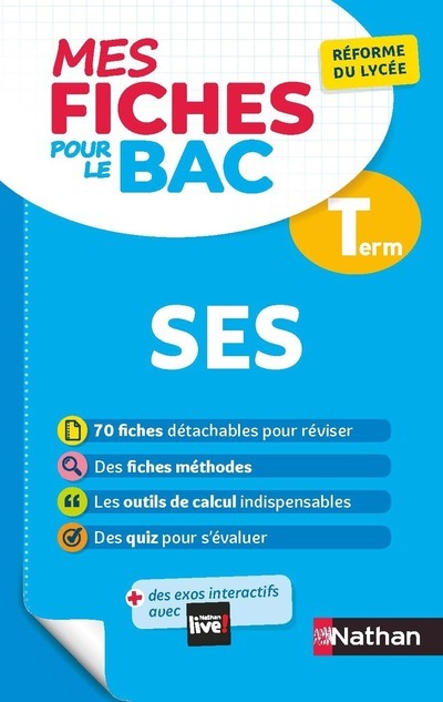 Mes Fiches pour le BAC Sciences Economiques et Socilaes Term