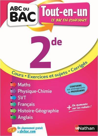 ABC du BAC 2de Tout en un