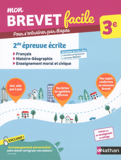 Ma 2de épreuve écrite Brevet Français/Histoire-Géographie/Enseignement moral et civique 3E