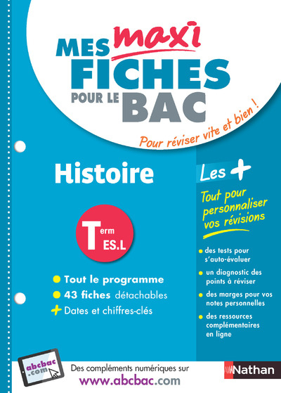 Mes MAXI Fiches Histoire Terminale ES.L