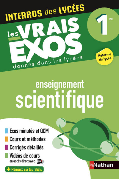Interros des Lycées Enseignement Scientifique 1re
