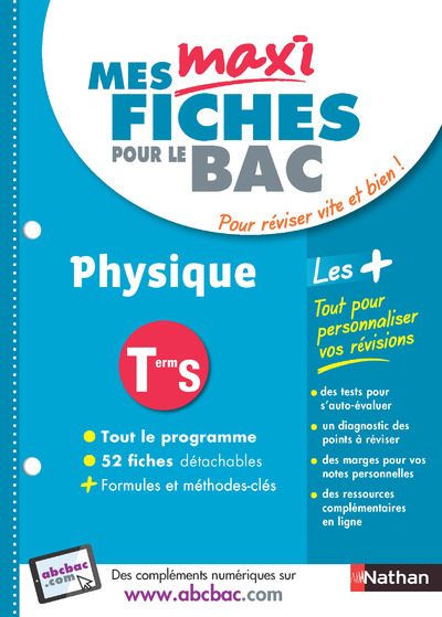 Maxi fiches ABC physique Term S