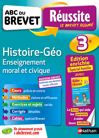 ABC du Brevet Réussite Famille - Histoire Géo EMC 3e