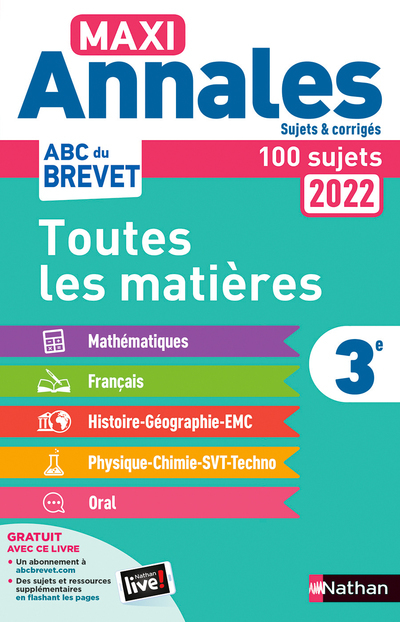 Maxi Annales Brevet 2022-Corrigé