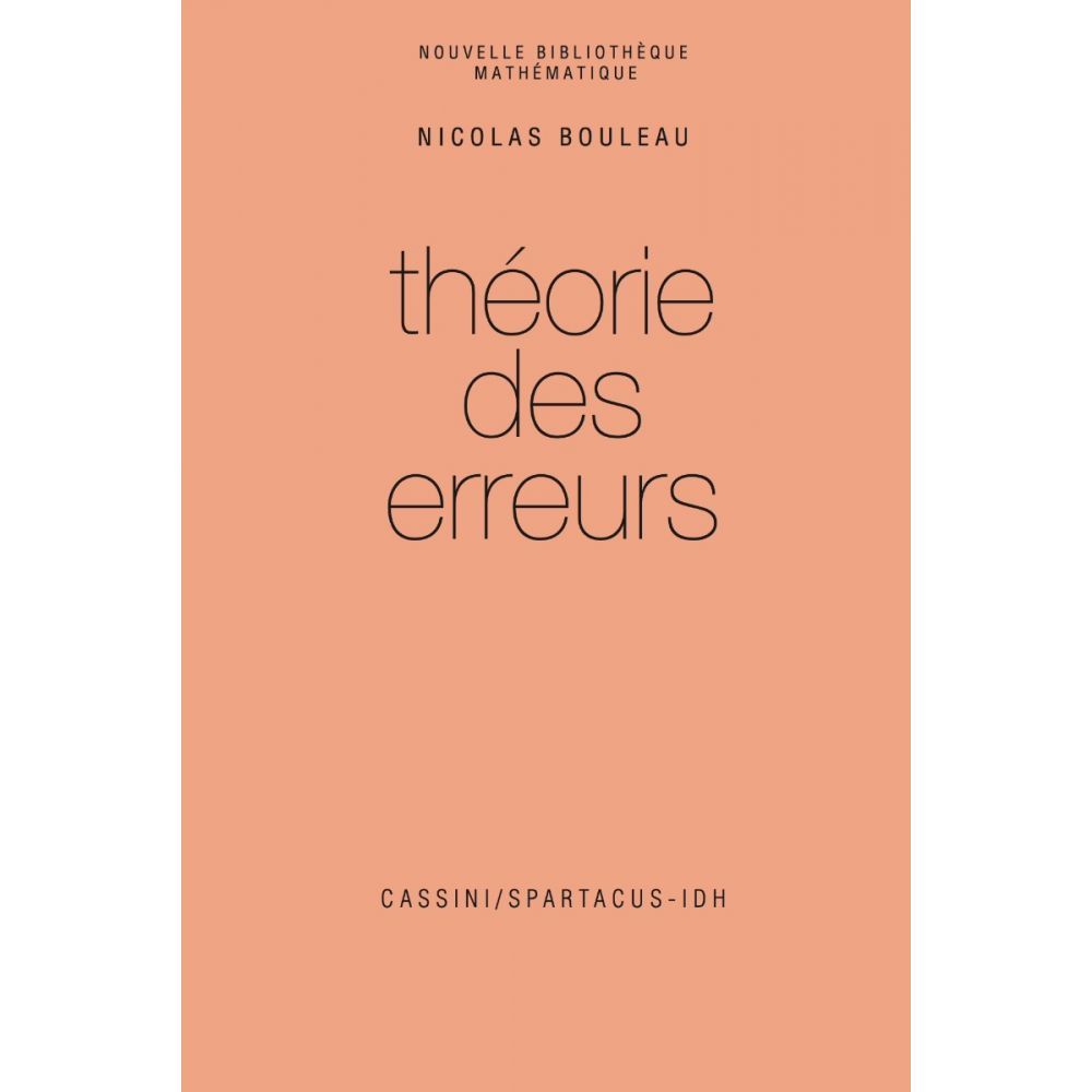 THEORIE DES ERREURS