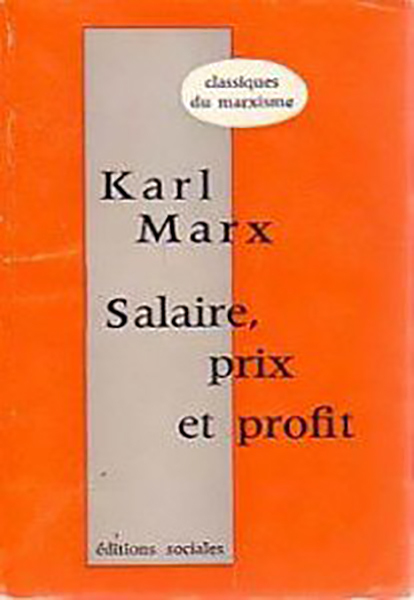 Salaire, prix et profit