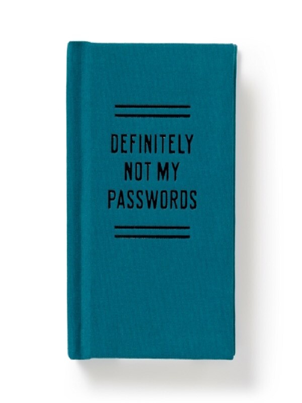 Definitely Not My Passwords - Password Diary