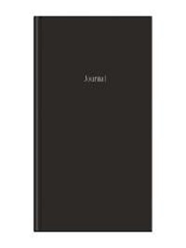 Black Hardcover Journal 6 X 8.5"