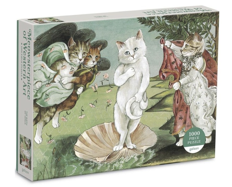 BIRTH OF VENUS MEOWSTERPIECE 1000 PIECE PUZZLE