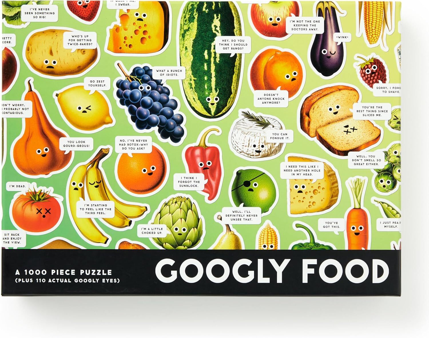 Googly Food 1000 Piece Puzzle