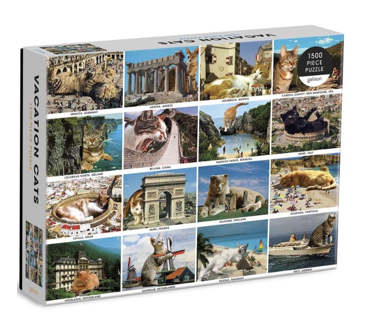 VACATION CATS 1500 PIECE PUZZLE
