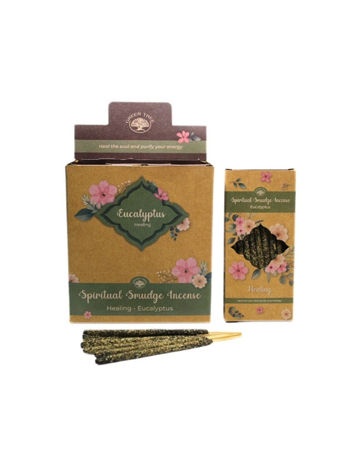 Encens Green Tree Smudge - Guérison - Eucalyptus