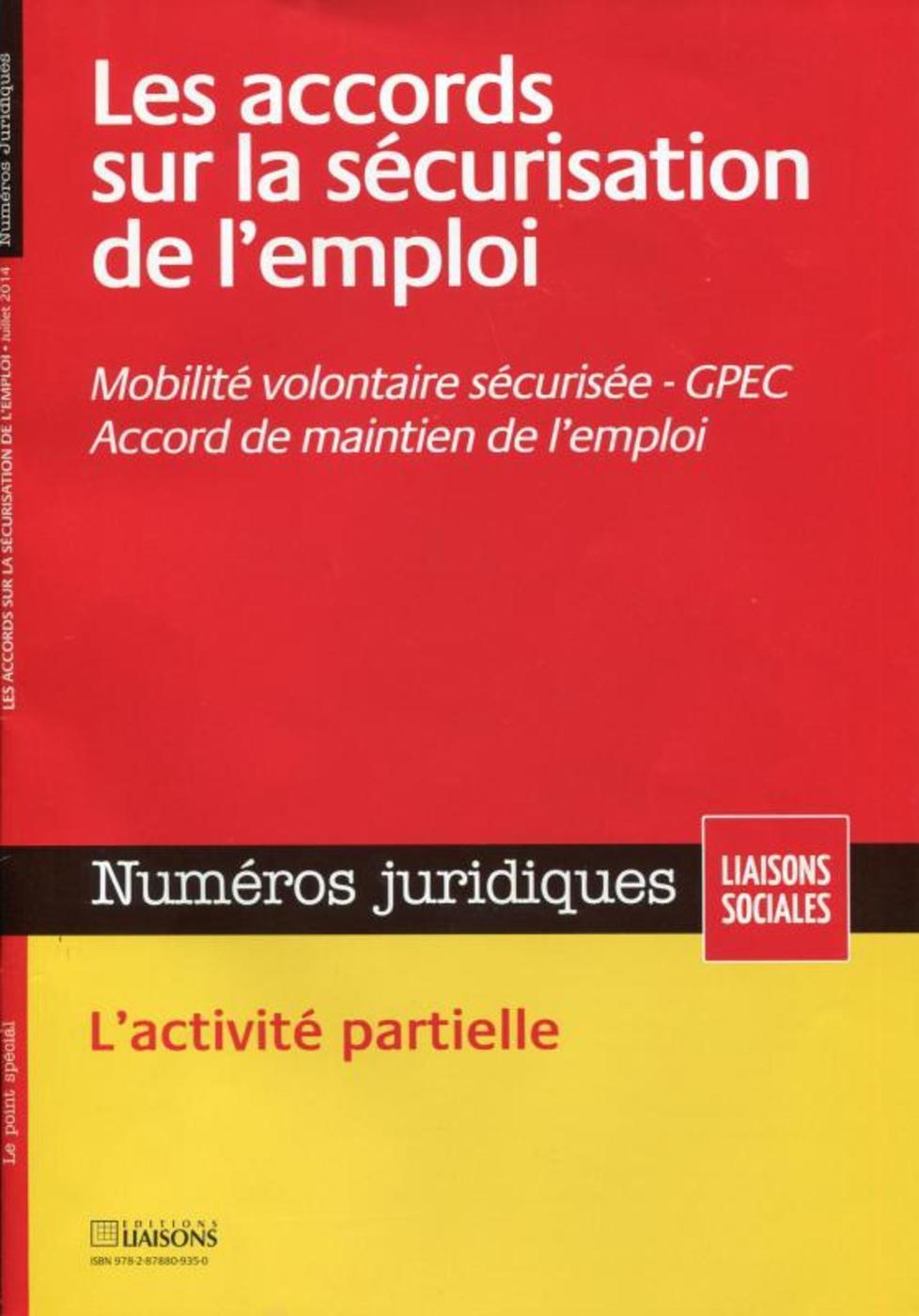 Les accords sur la sécurisation de l'emploi - Juillet 2014