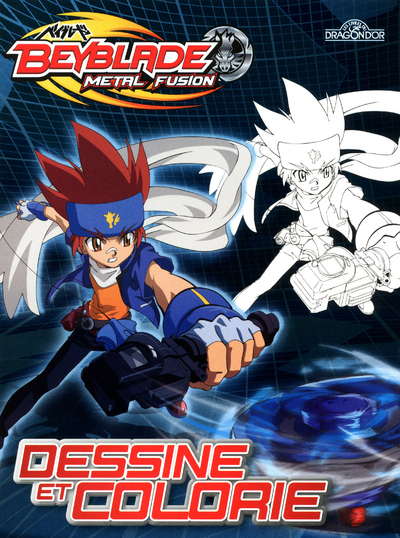 Beyblade - dessine et colorie