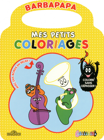 Barbapapa - mes petits coloriages - jaune