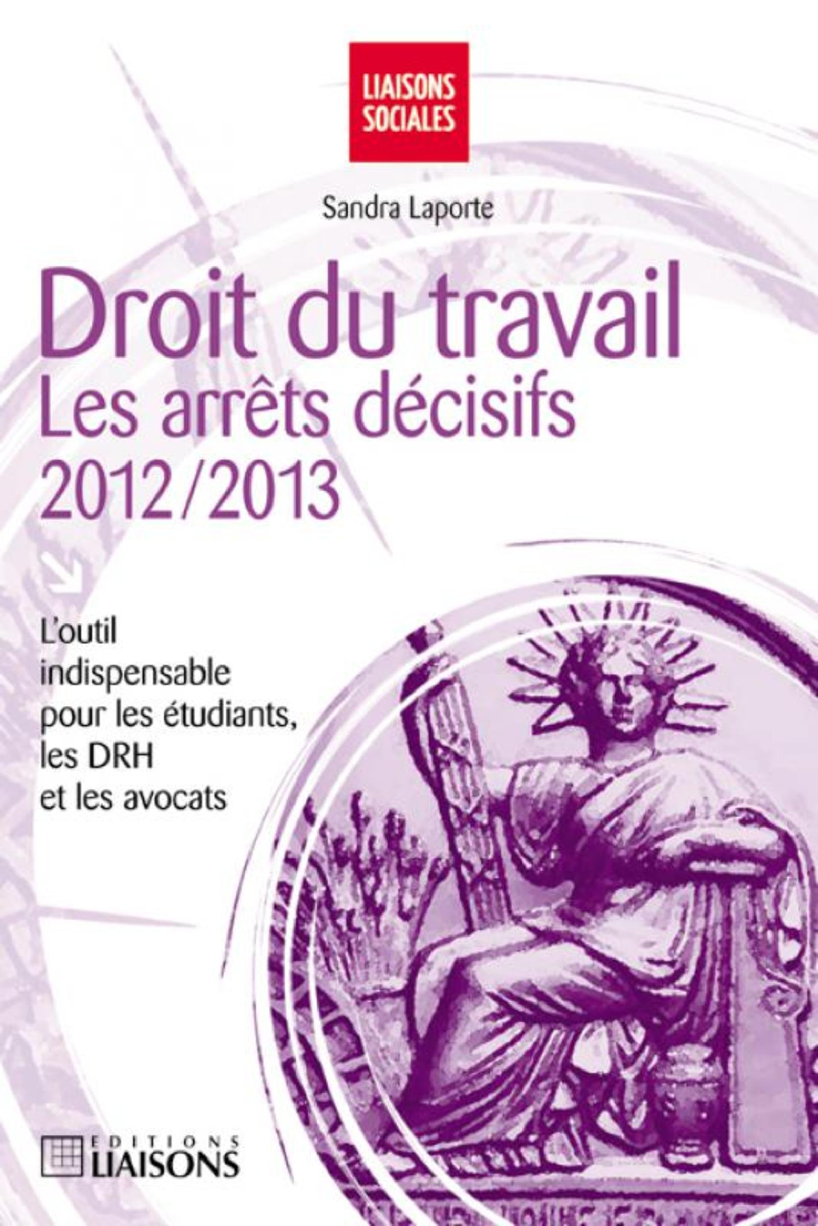 DROIT DU TRAVAIL. LES ARRETS DECISIFS 2012-2013. L'OUTIL INDISPENSABLE POUR LES