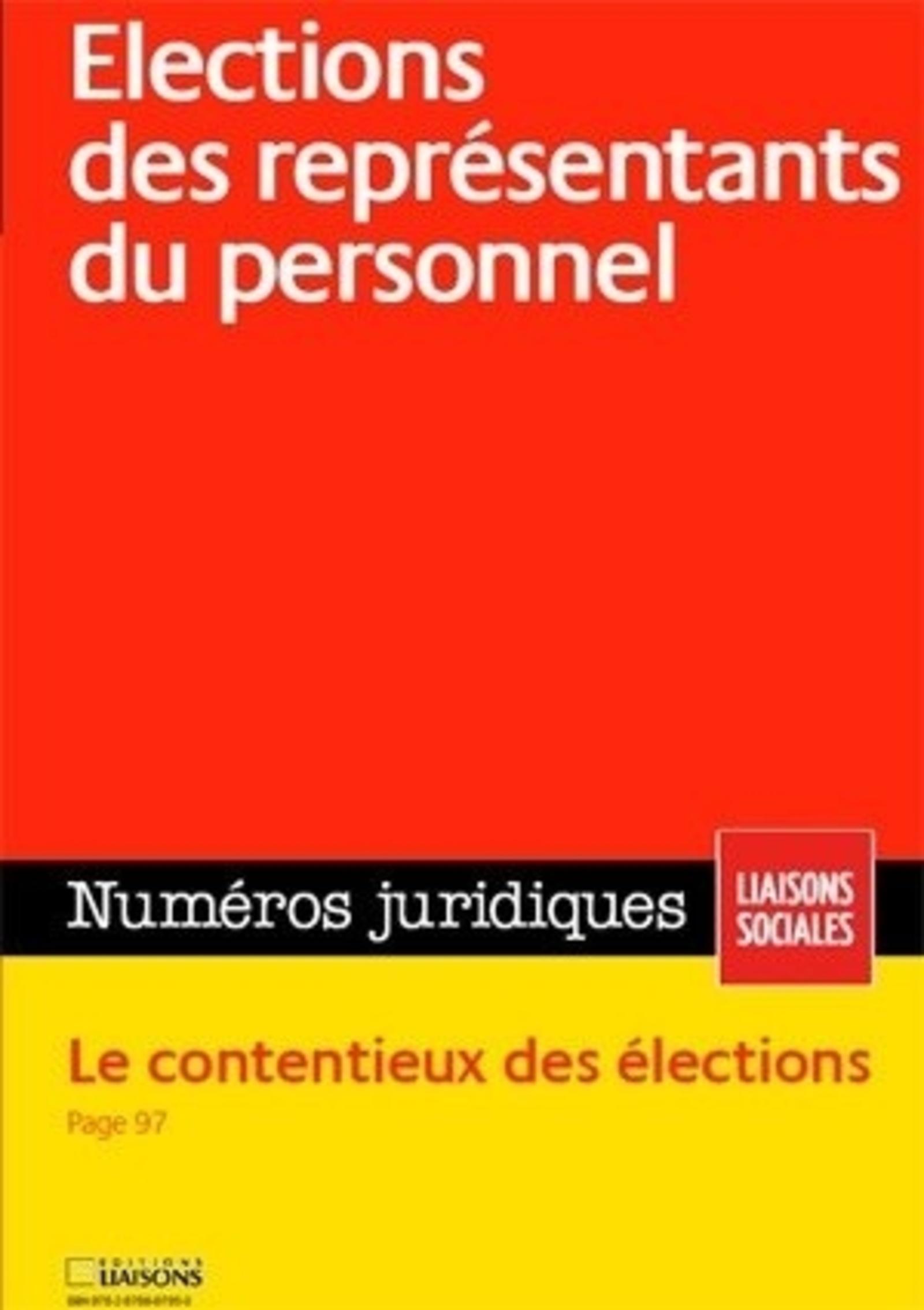 Elections des représentants du personnel