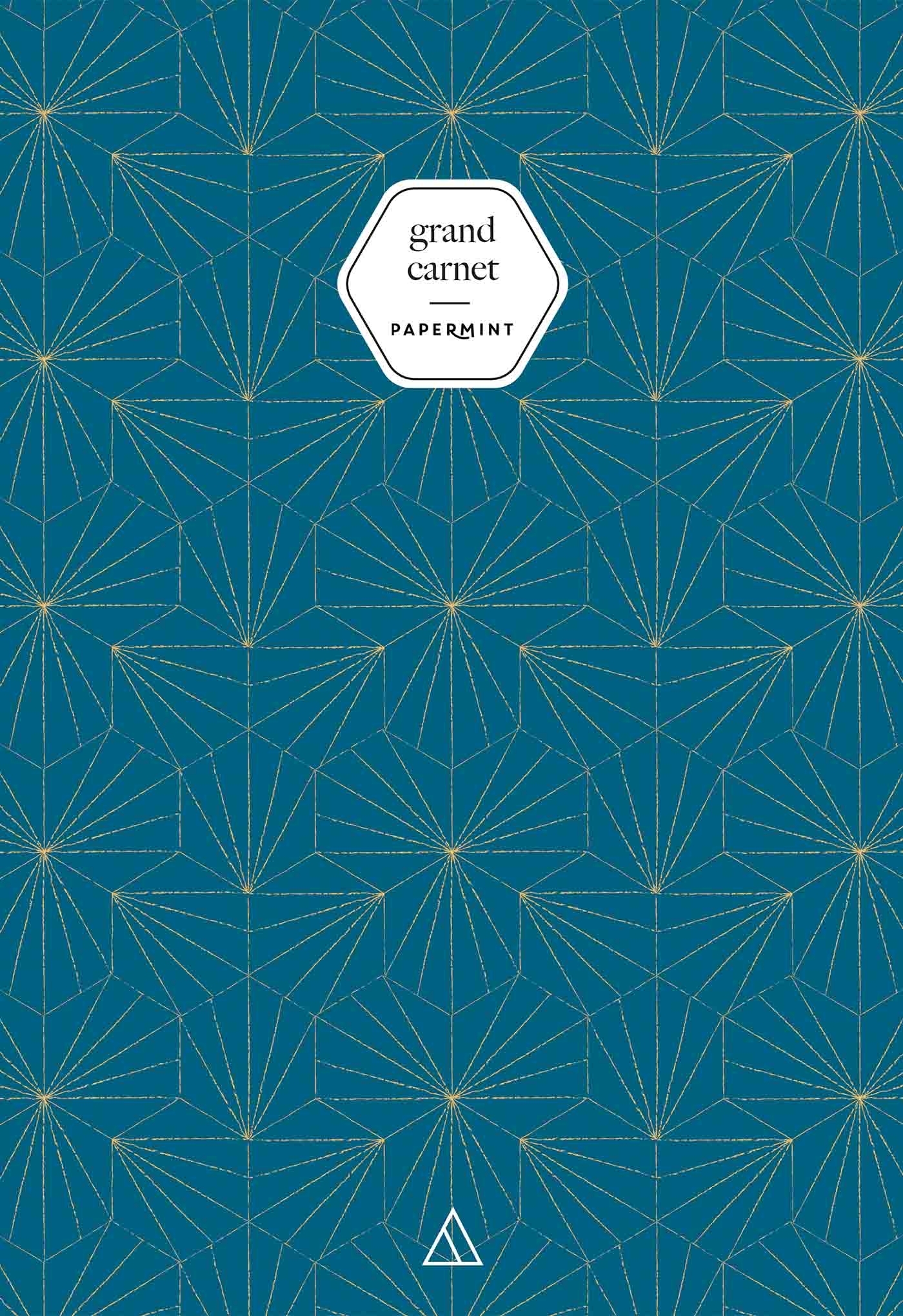 Grand Carnet - PaperMint Tiles Bleu